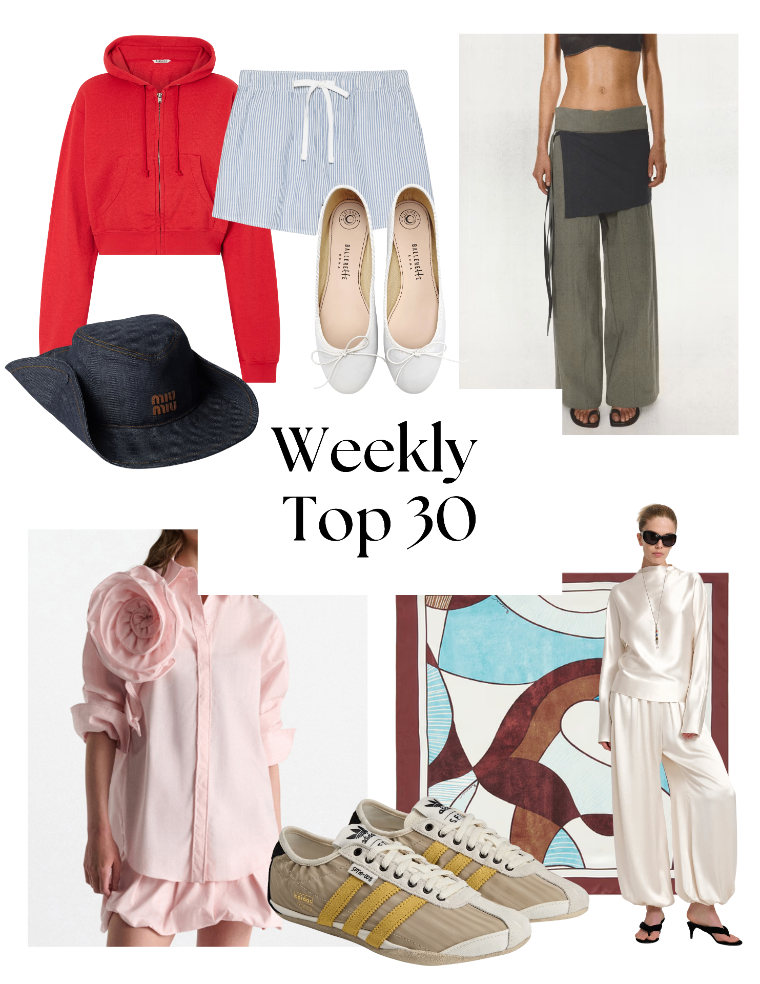 Weekly Top 30 mood board — edition 2