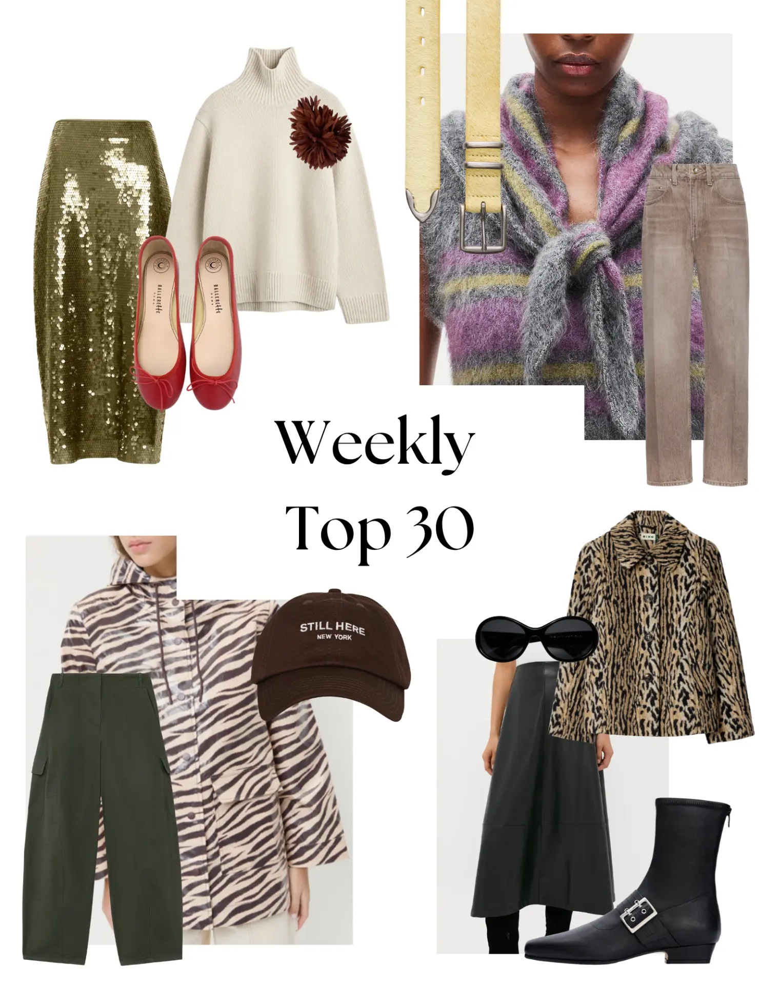 Weekly Top 30 mood board — edition 17