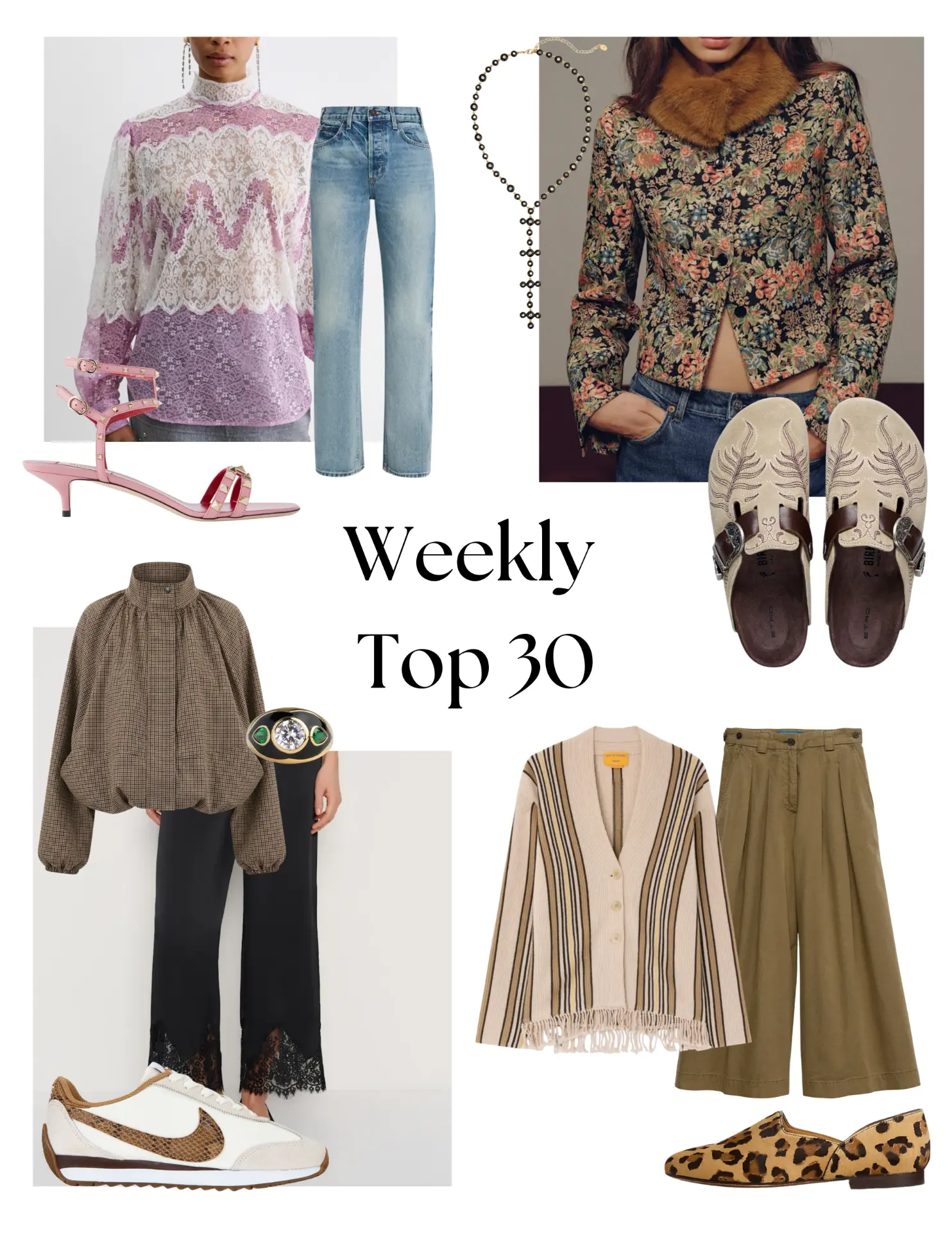 Weekly Top 30 mood board — edition 15