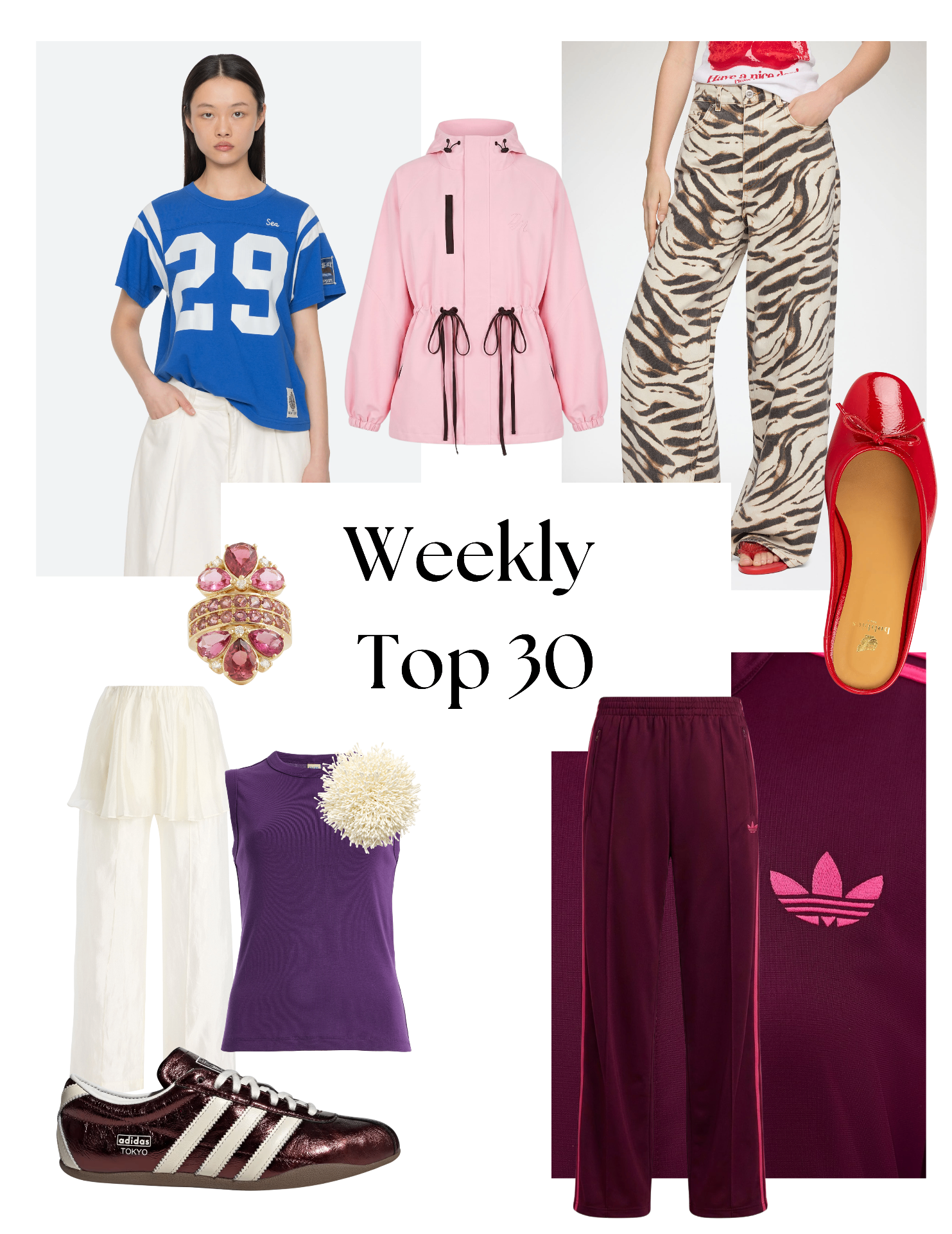 Weekly Top 30 mood board — edition 8