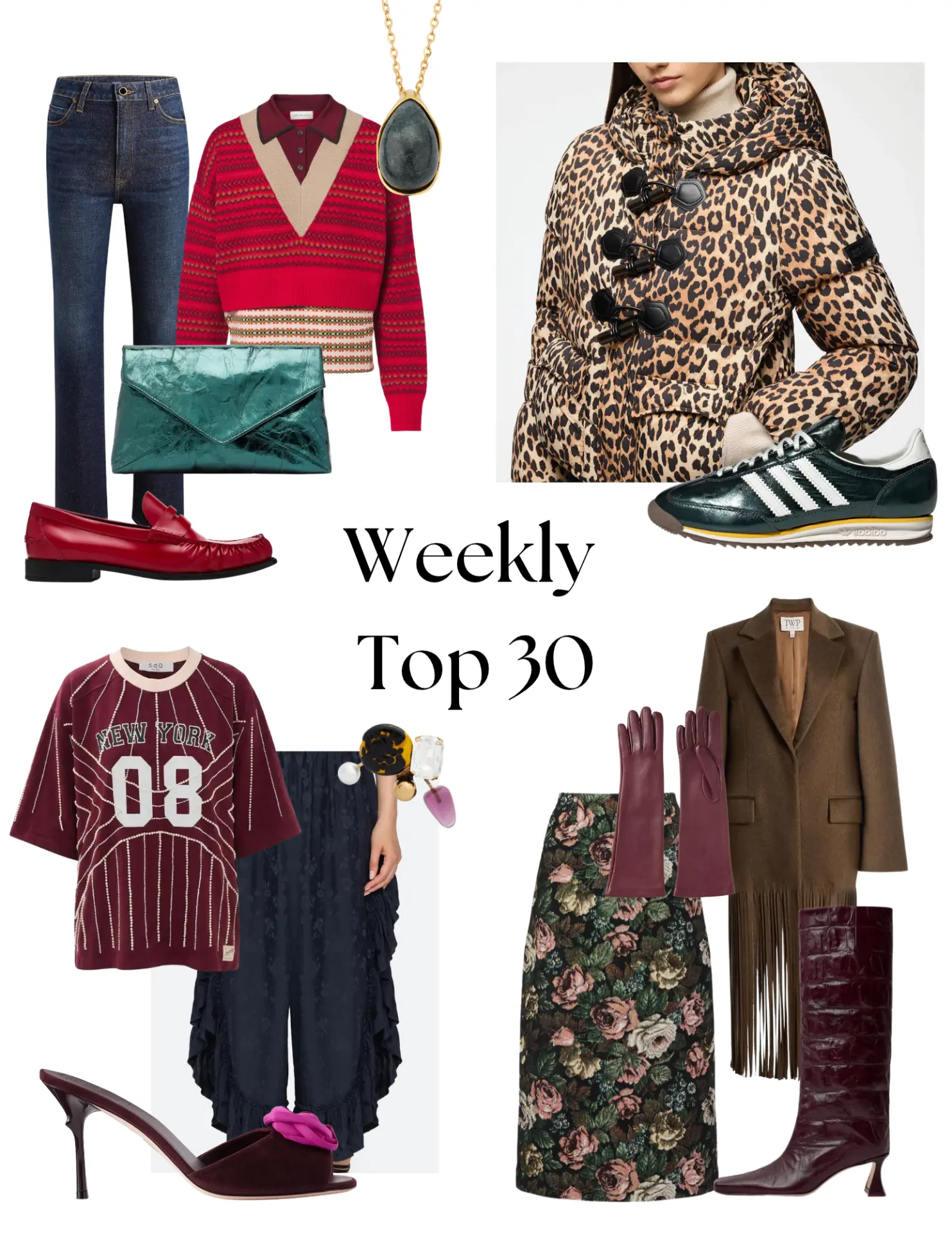 Weekly Top 30 mood board — edition 18