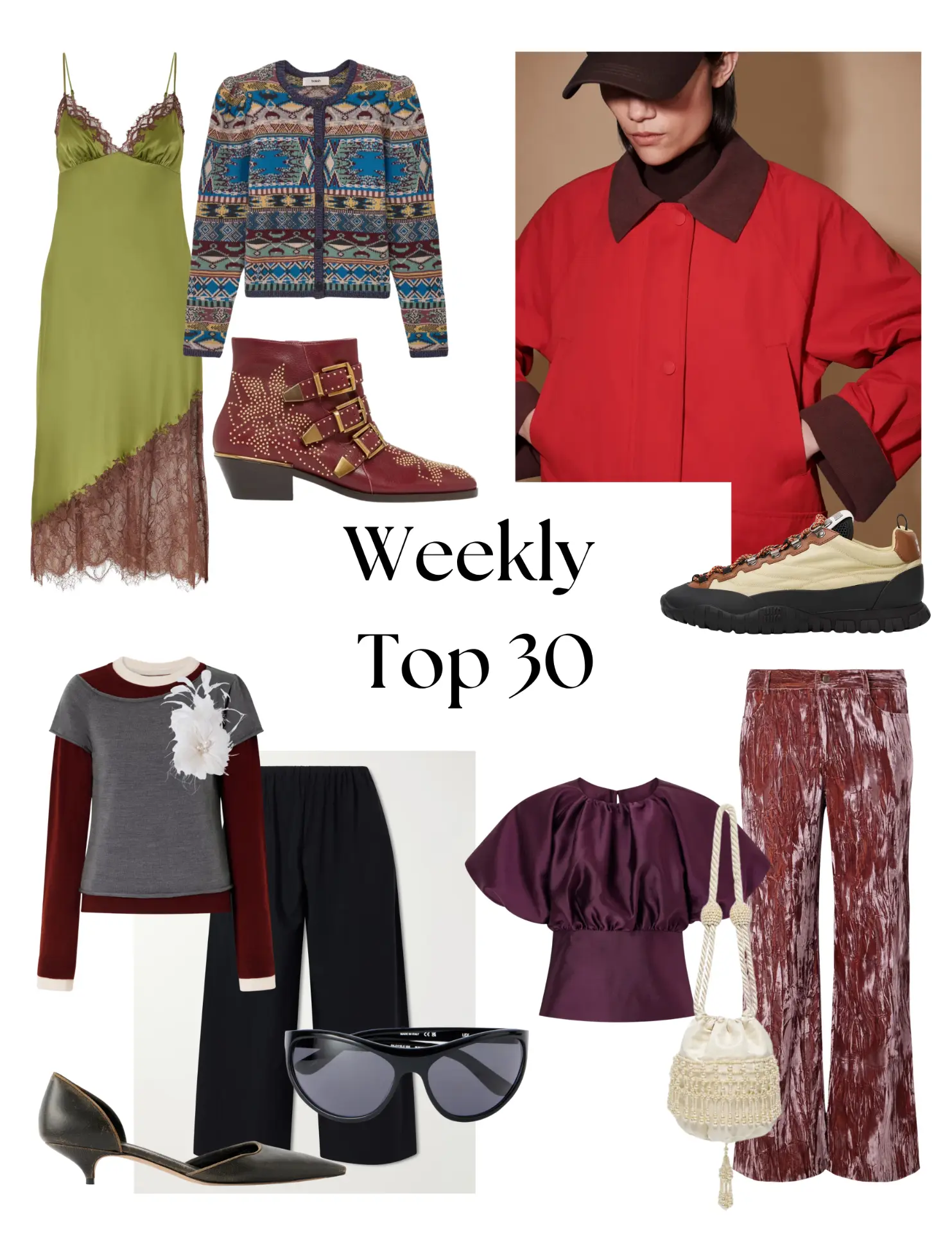 Weekly Top 30 mood board — edition 14