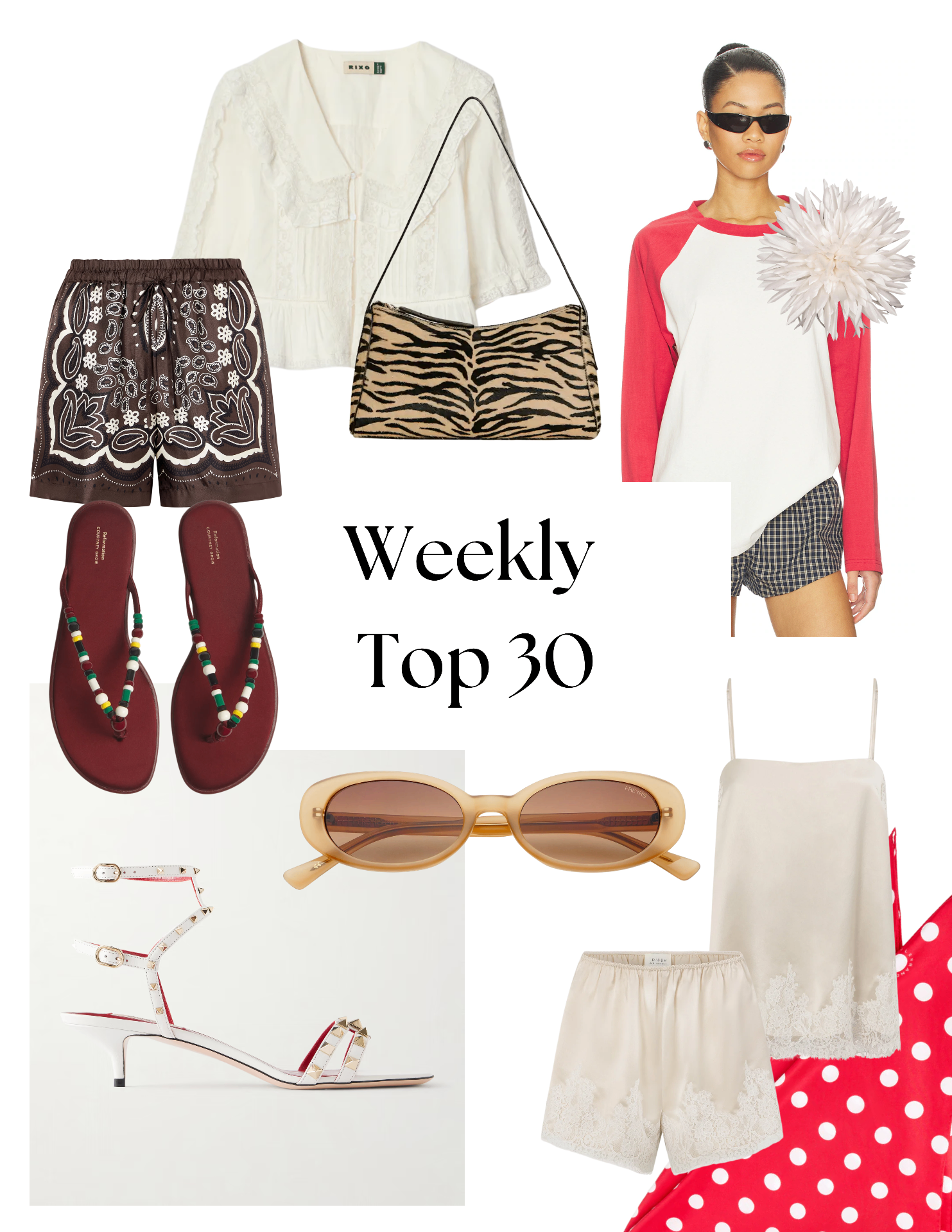 Weekly Top 30 mood board — edition 6