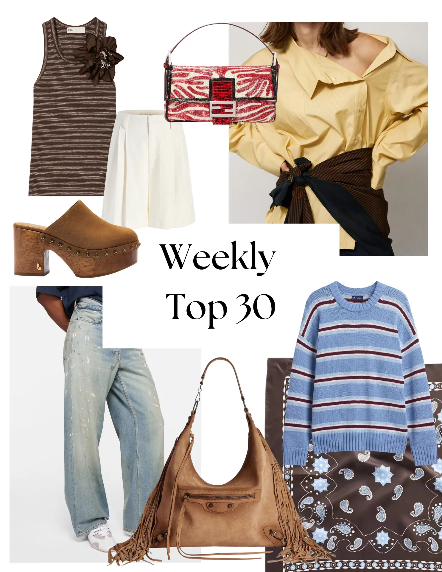 Weekly Top 30 mood board — edition 9